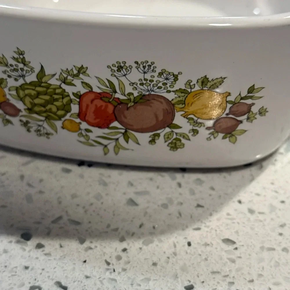 CorningWare Spice Of Life Small 700mL Vintage / Tab Handles Casserole P-43-B